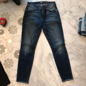 7 for all mankind the ankle skinny